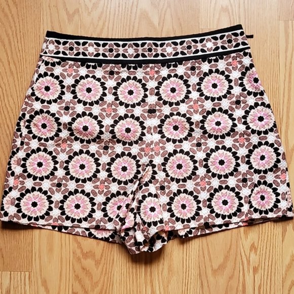 NWOT Kate Spade Floral Mosaic Jacquard Shorts - Picture 7 of 11